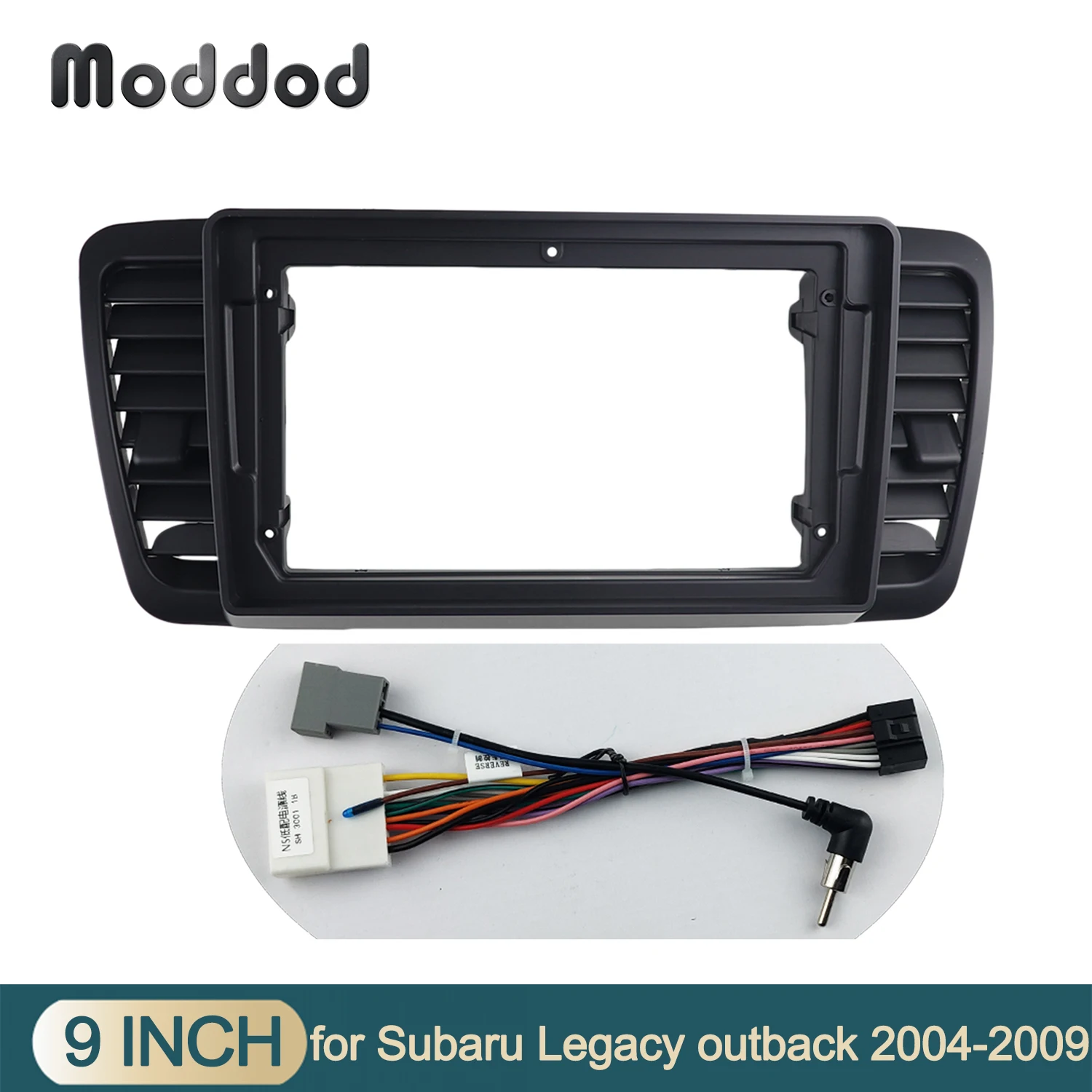 

9 INCH Radio Fascia for SUBARU LEGACY OUTBACK 2004-2009 Dash Install Surround Mount Trim Kit Android Player Frame Stereo Panel