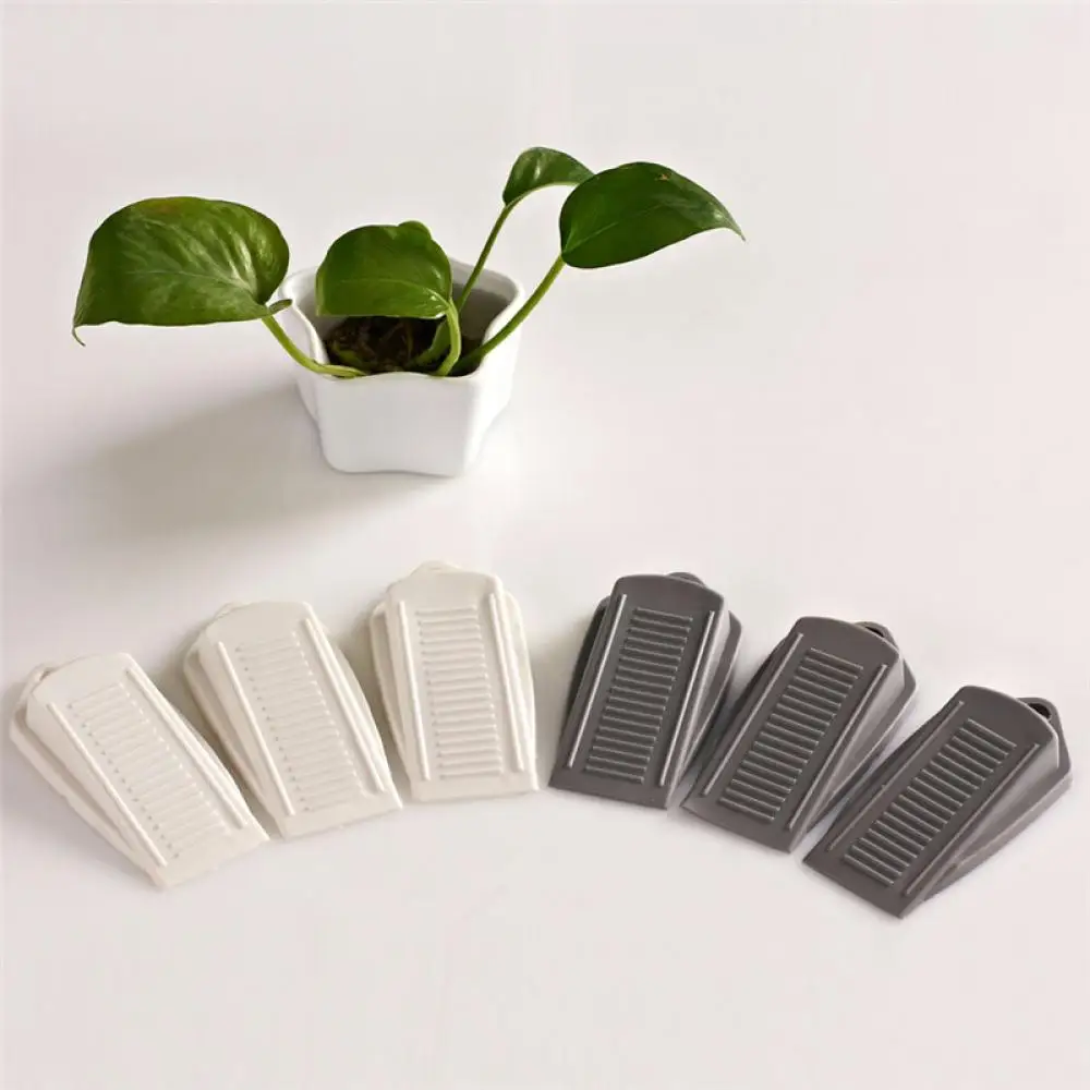 Rubber Wedge Door Stopper Holder Guard Baby Safety Protector Security Protection Home Improvement Hardware Furniture Fittings