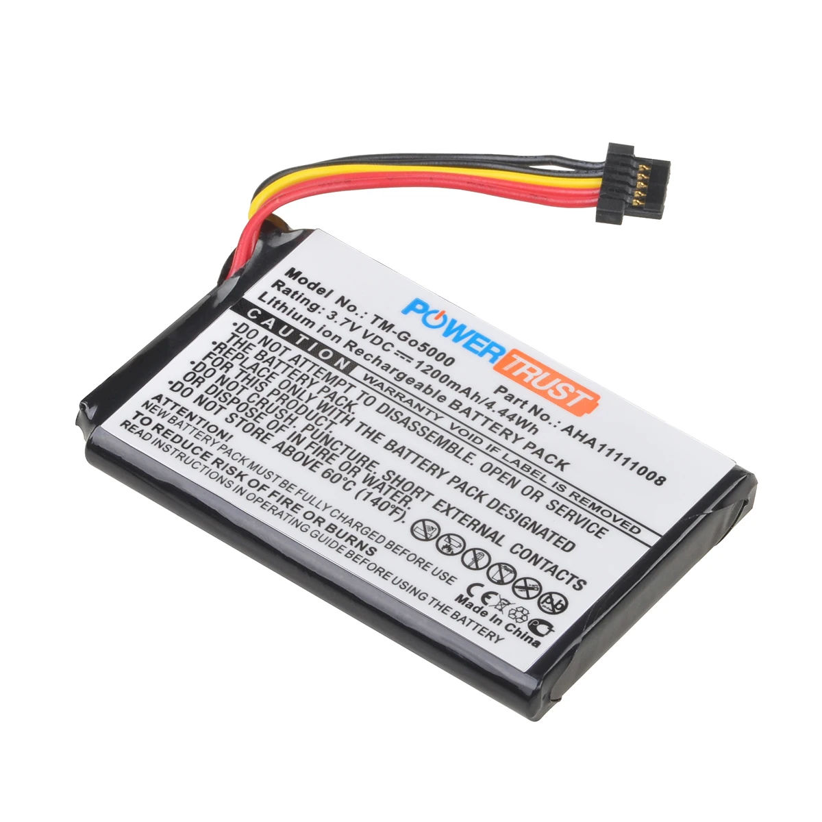 Аккумулятор PowerTrust AHA11111008 для Tomtom Go5000 Go5100 GO6100 4FL60 4FL50 Go 6000 Pro 5250 PRO Truck 5250