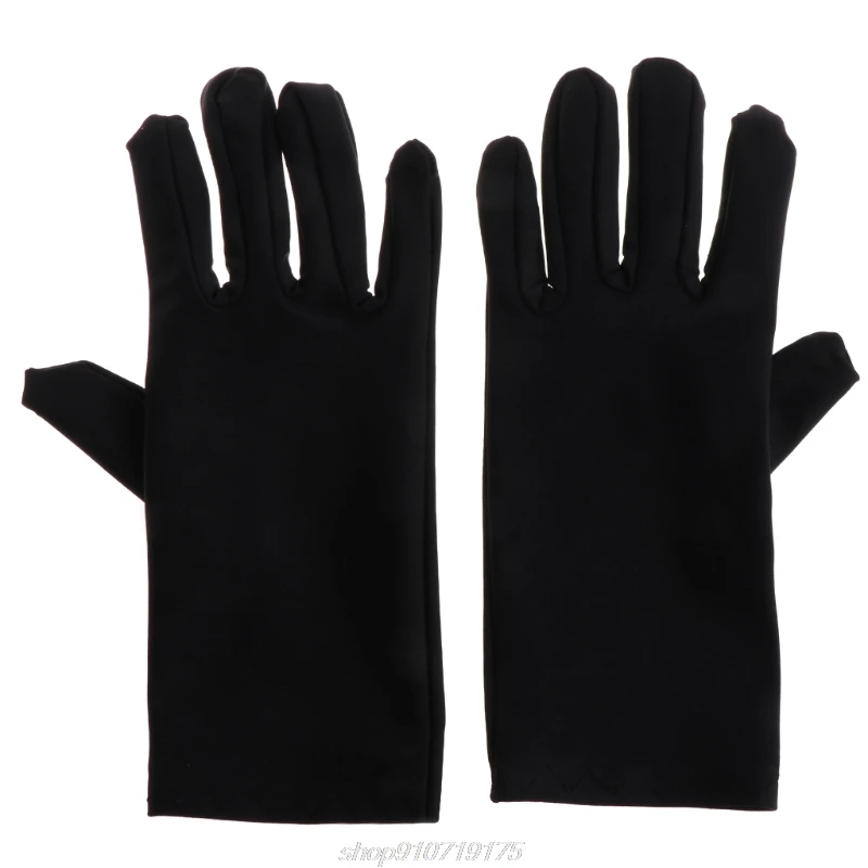 Jewelry Gloves Black Inspection With Soft Blend Cotton Lisle For Work N04 20 Dropshipping