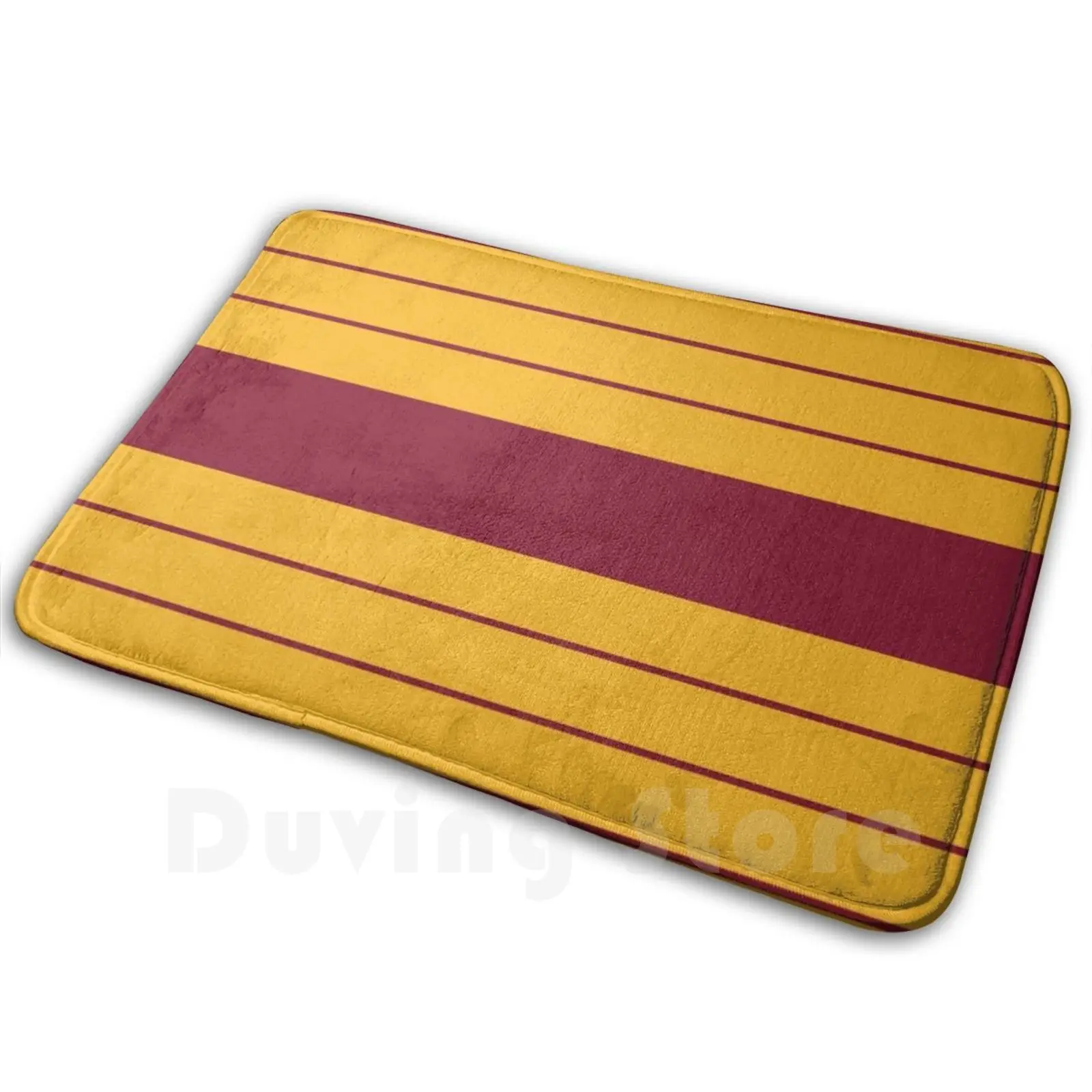 Claret Amber Bars Home 2019-20 Soft Non-Slip Mat Rug 1941 Carpet Cushion Well Steelmen Dossers Fir Park