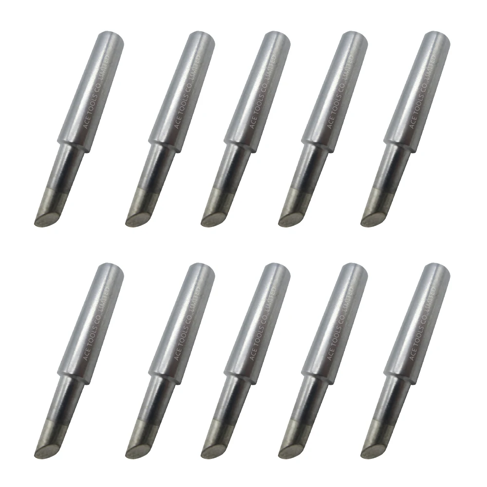 Punta de soldadura T18-C4 cónica, 4mm, ajuste HAKKO FX-888, FX-888D, FX-8801, sin plomo, boquilla de hierro, mango, lápiz
