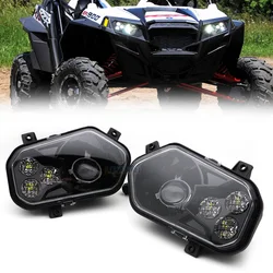 ATV Accessories For Polaris ATV LED Headlight Left Right For 2012-2013 Polaris RZR Side X Sides Sportsman RZR 800 900 570