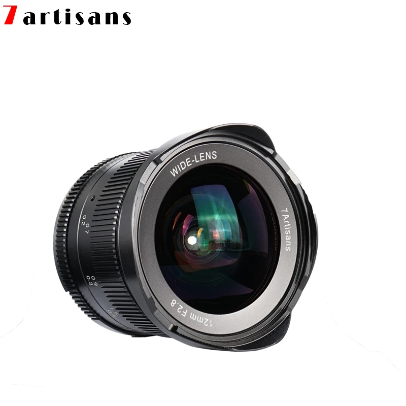 7artisans 12mm F2.8 Ultra Wide Angle Lens  Manual Focus Prime Fixed Lentes For E-mount Aps-c Mirrorless Cameras A6500 A6300 A7