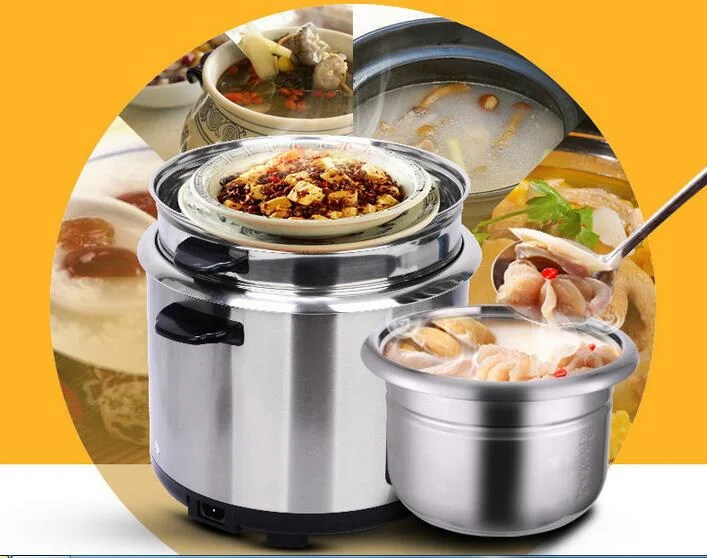 guangdong Triangle CFXB-40G household mini electric stream rice cooker 2L full stainless steel 220-230-240v soup small cake meat