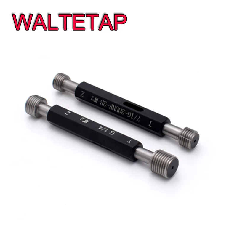 WALTETAP Steel Mer-cury Gage UNC Standard Thread Plug Gauge 1-64 2-56 3-48 4-40 5-40 6-32 8-32 10-24 12-24 1l4 5l16 3l8 1l2 3l4