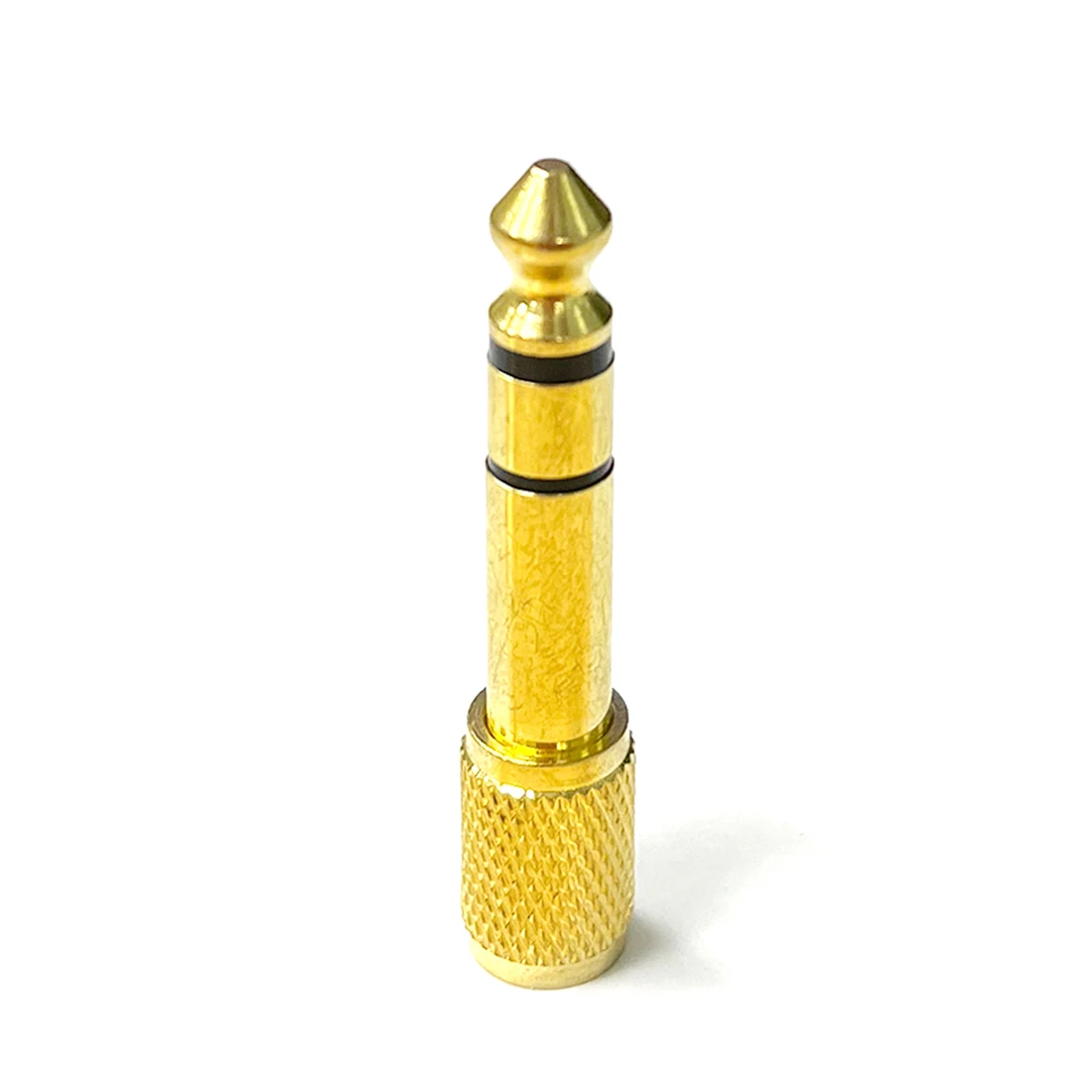 

2Pcs Gilded Adapter Connector Converting 6.5mm To 3.5mm 6.5 To 3.5 Male To Female For MIC Microphone