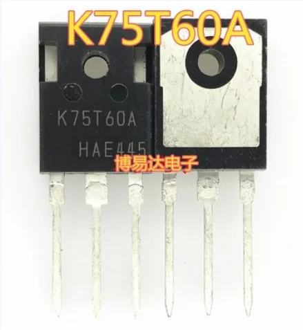 

Free Shipping 20pcs K75T60 K75T60A IGBT 75A 600V TO-247