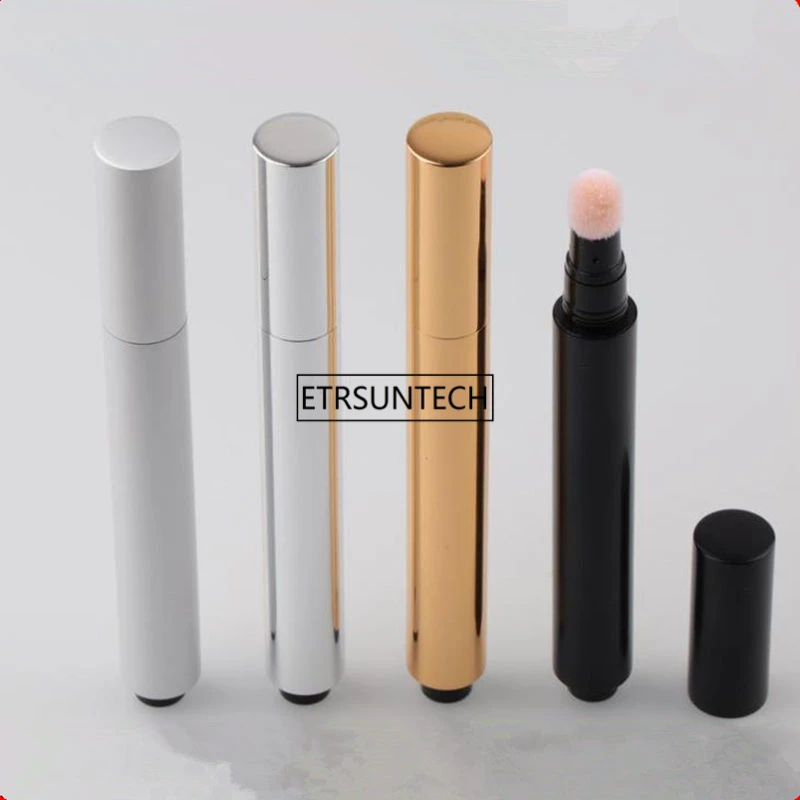 

50pcs 3ml Empty Press Bottle Portable Air Cushion Sponge Head BB Cream Blusher Container Aluminium Tube F3805