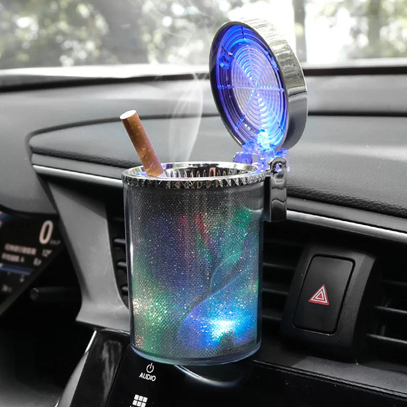 Colorful ashtray with led lights in car ashtray car outlet colorful ashtray.