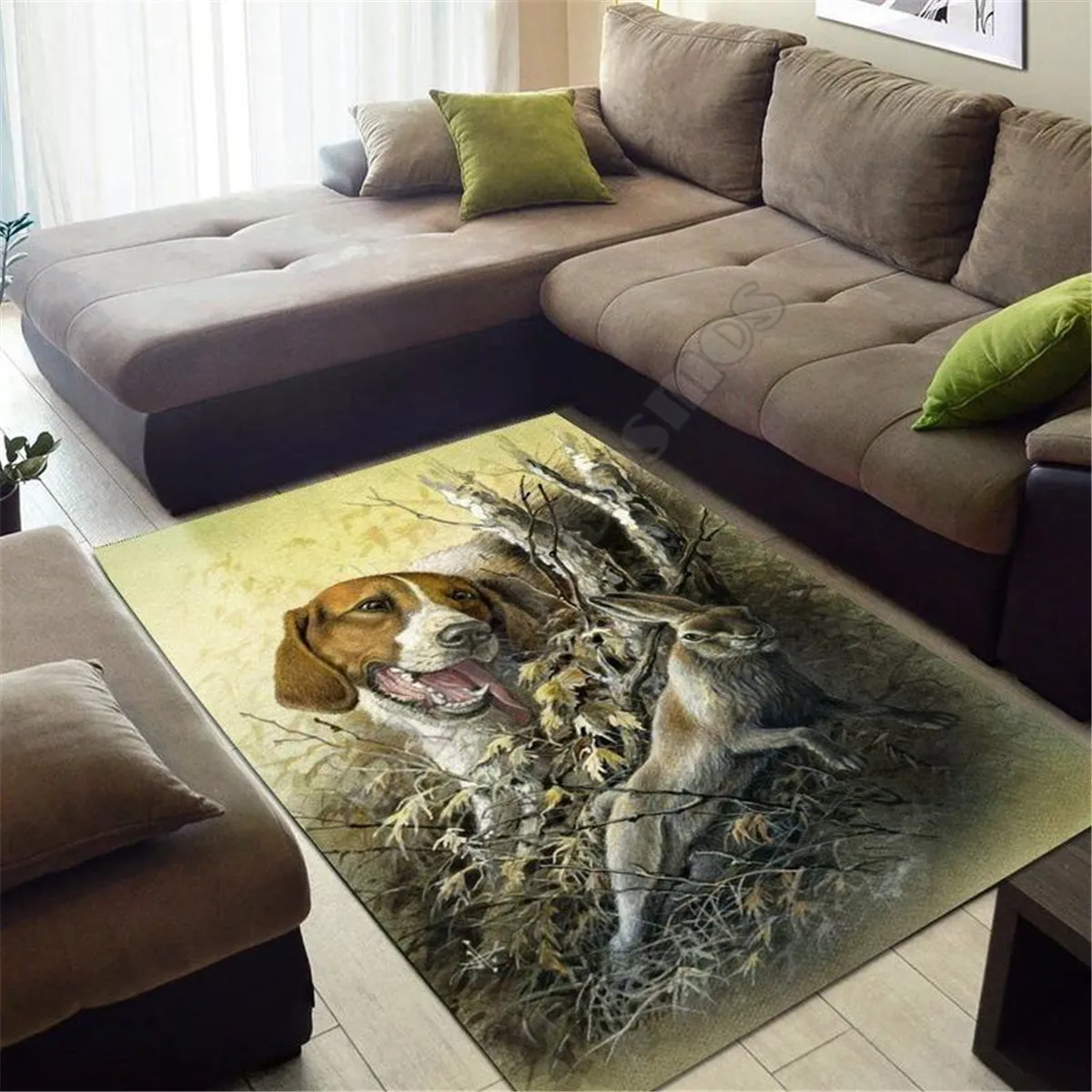 

Dog Area Rug 3d printed Rug Floor Mat Rug Non-slip Mat Dining Room Living Room Soft Bedroom Carpet 6