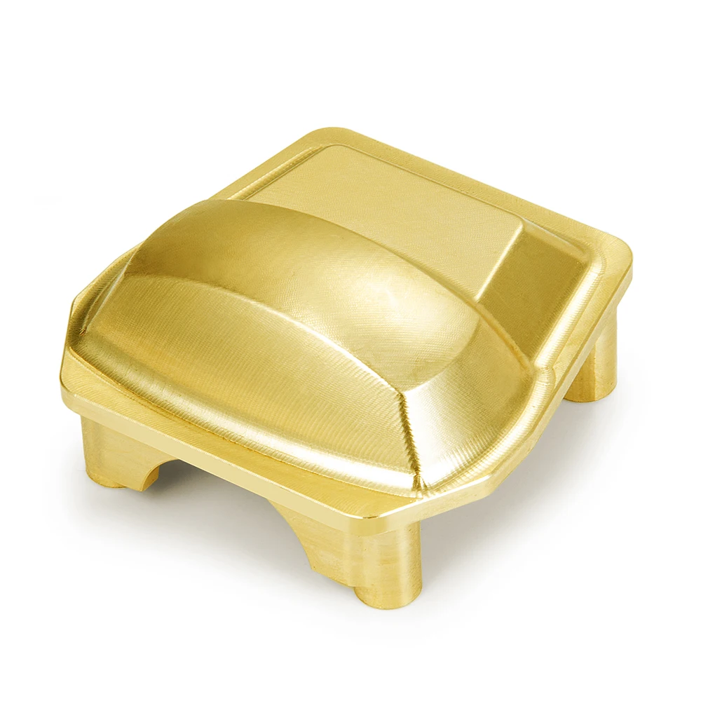 AXSPEED – axe d'entraînement de portail, contrepoids en laiton, couvercle de différentiel pour voiture sur chenilles 1/6 RC Axial SCX6 AXI05000, pièces de mise à niveau