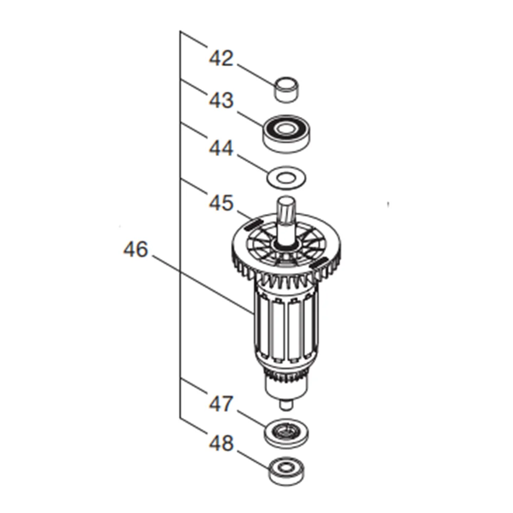 المحرك الدوار ل ماكيتا BLS713 M8600B MT860 513923-8