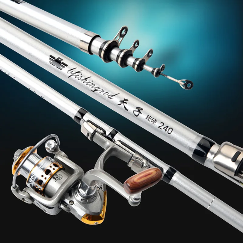 1.8m-3.0m Multifunction Spinning Rod Carbon Fishing Fish Pole Telescopic Travel Fishing Rod Ultrashort Rock Pesca Fishing Tackle