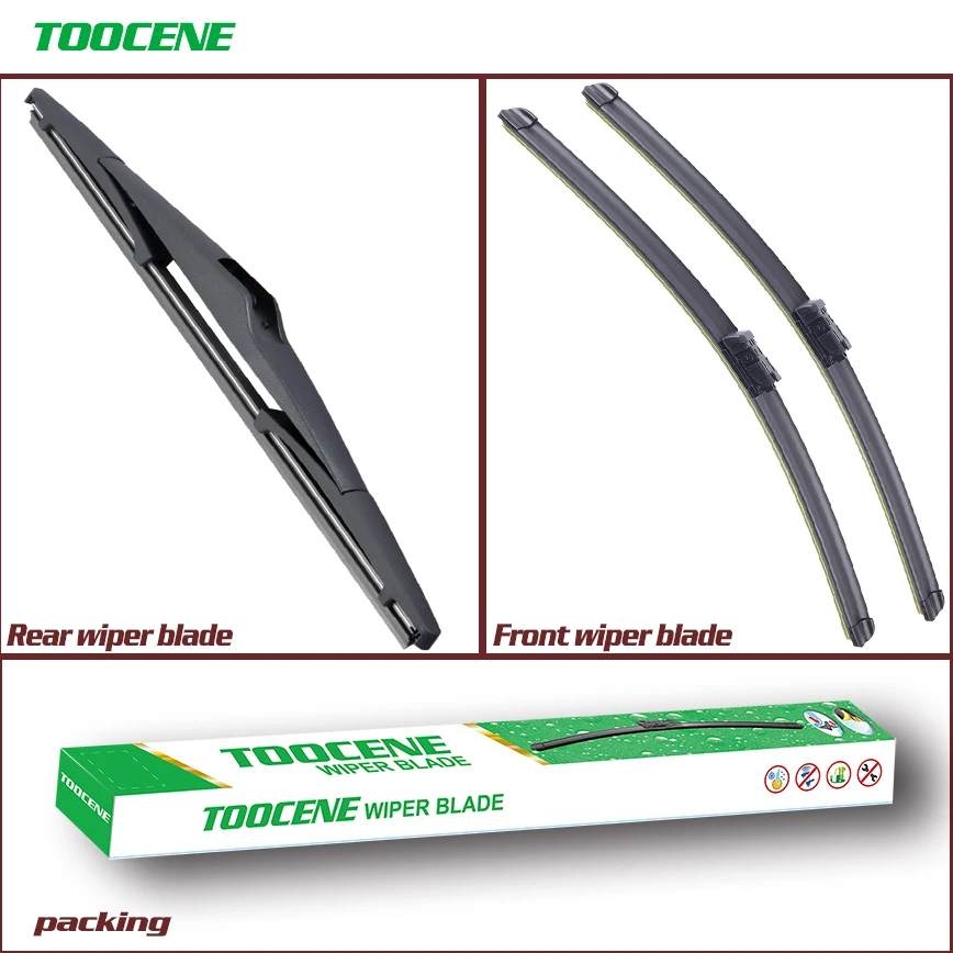 

Front Rear Wiper Blades Set For Kia Ceed Cee'd 2006-2009 Windshield Windscreen wiper For Hyundai I30 2007-2010 24"+18"+12"