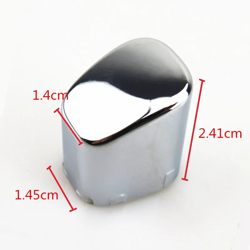 Car Interior Accessories Chrome Handbrake Grips Lever Parking Button Cover Cap Decoration Shell For Polo CROSS 6RD 711 333 A