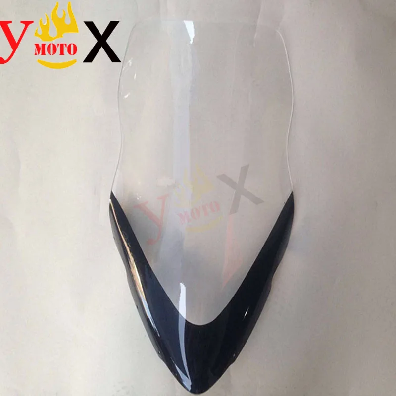 70CM TMAX500 Maxi Scooter Motorcycle Clear Windshield Windscreen Deflector For YAMAHA T-MAX500 XP500 2001-2007 2002 2003 2004