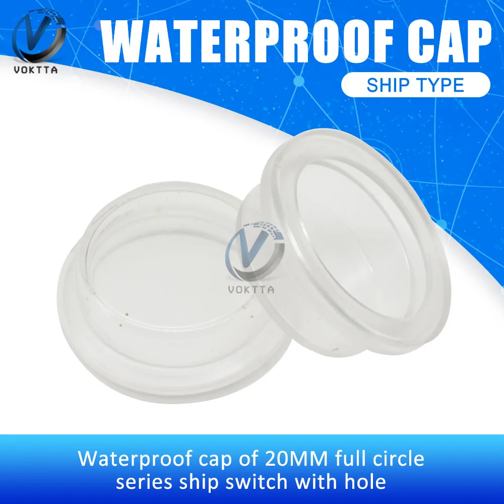 5pcs 20 millimetri Rotonda Rocker Interruttore di Alimentazione ON-OFF/ON-OFF-ON 2/3 Posizione 2/3/4Pin 6A 250V Boart Interruttore Snap-in Impermeabile Cap