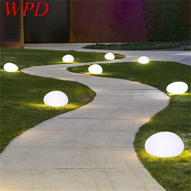 

WPD Outdoor Lawn Lights Modern Creative Stones Garden Lamp LED Waterproof IP65 Decorative for Home