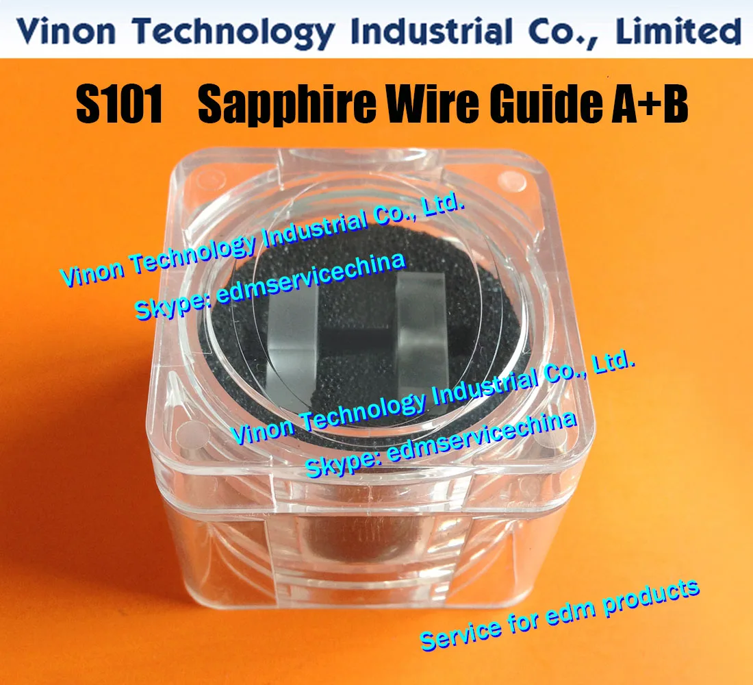 d=0.22mm Sapphire Split Wire Guide A+B S101 3080058 edm Upper Guide AB Set 0.22mm 0205048 for AQ,A,EPOC,AQ537,AQ325 wire-cut edm