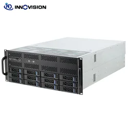 Hotsale S46512 4u rack Huge data storage cloud server chassis 4u rack case 12 hotswap HDD bays
