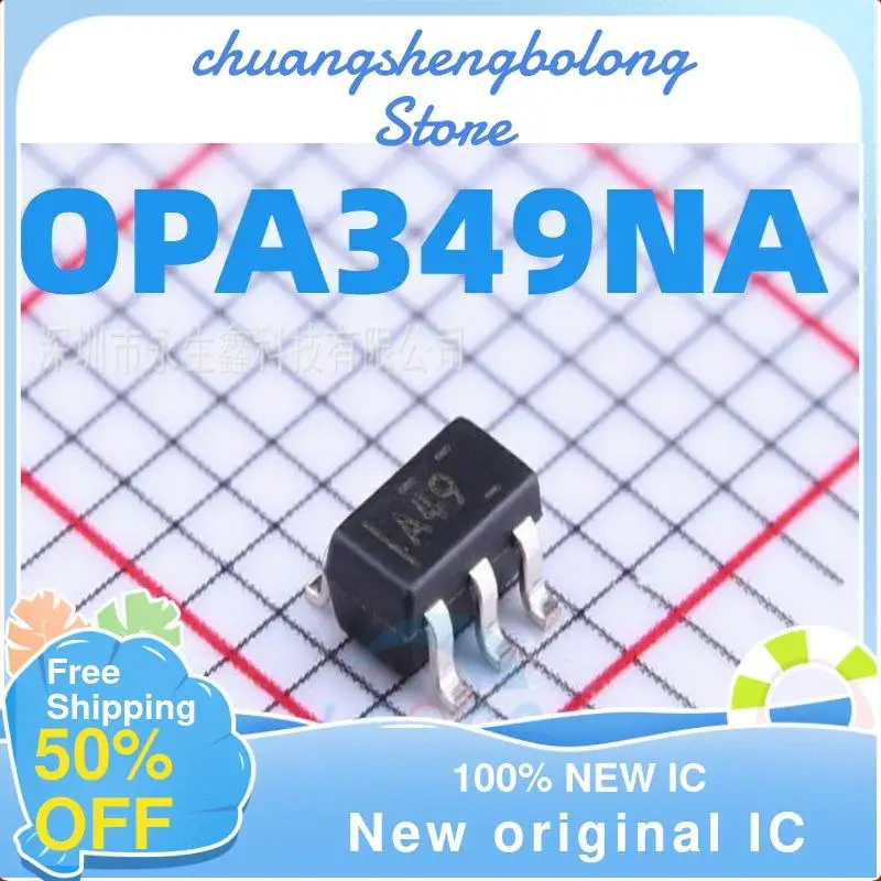 

10PCS OPA349NA/3K A49 SOT-23-5 New original IC