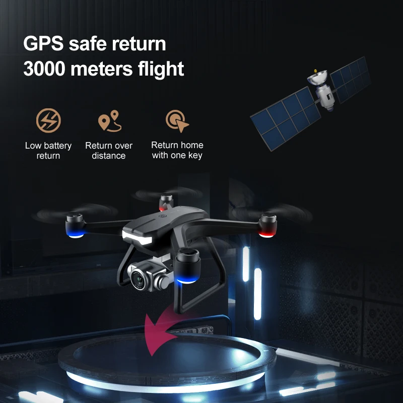 F11 2021 New Quadcopter 4K HD Professional Camera 5G WIFI FPV Drone Image Transport Brushless Motor Foldable GPS Dron Toys