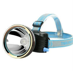 Camping LED Headlamp Super Bright Waterproof 100000 Lumens Rechargeable 18650 Battery Dimming Zoom Headlight For Hunting Fishing