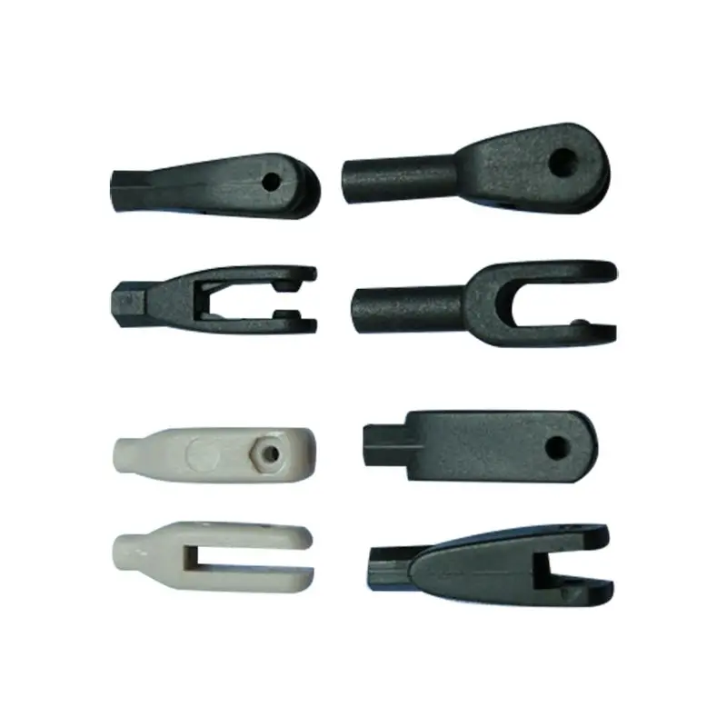 10 Pcs Nylon Clevis For RC Airplanes Parts Electric Planes Foam Model Accessories Color Black/ Grey