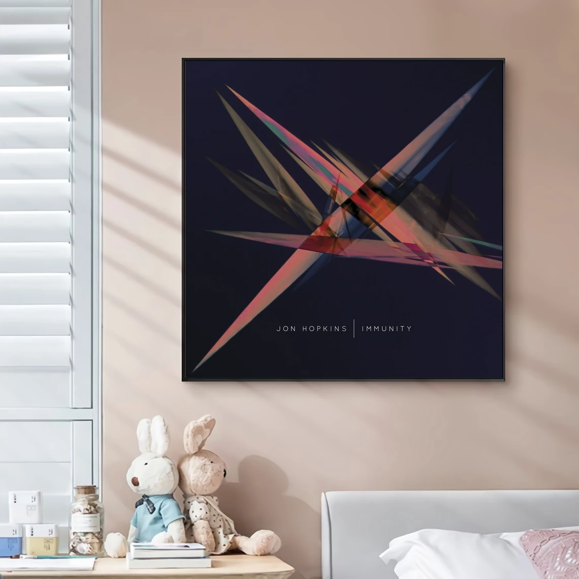 Jon Hopkins Immunity Music Album Cover Canvas Poster Rap Star Pop Rock Singer Wall Painting Art Decoration (No Frame)