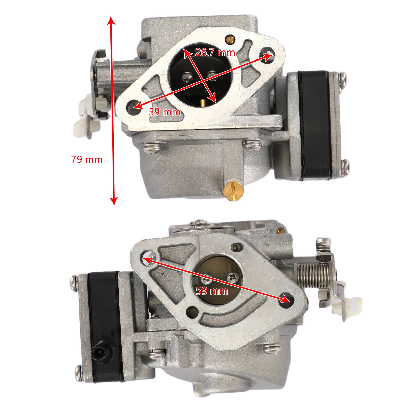 Topteng Carburetor Carb fit for TOHATSU outboard 9.8HP 2-strokes engine 3B2-03200-1