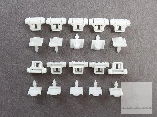 20x Zierleisten Clips Beplankung For Mercedes Sacco Benz W124 W201 A0019884981, A0019885181