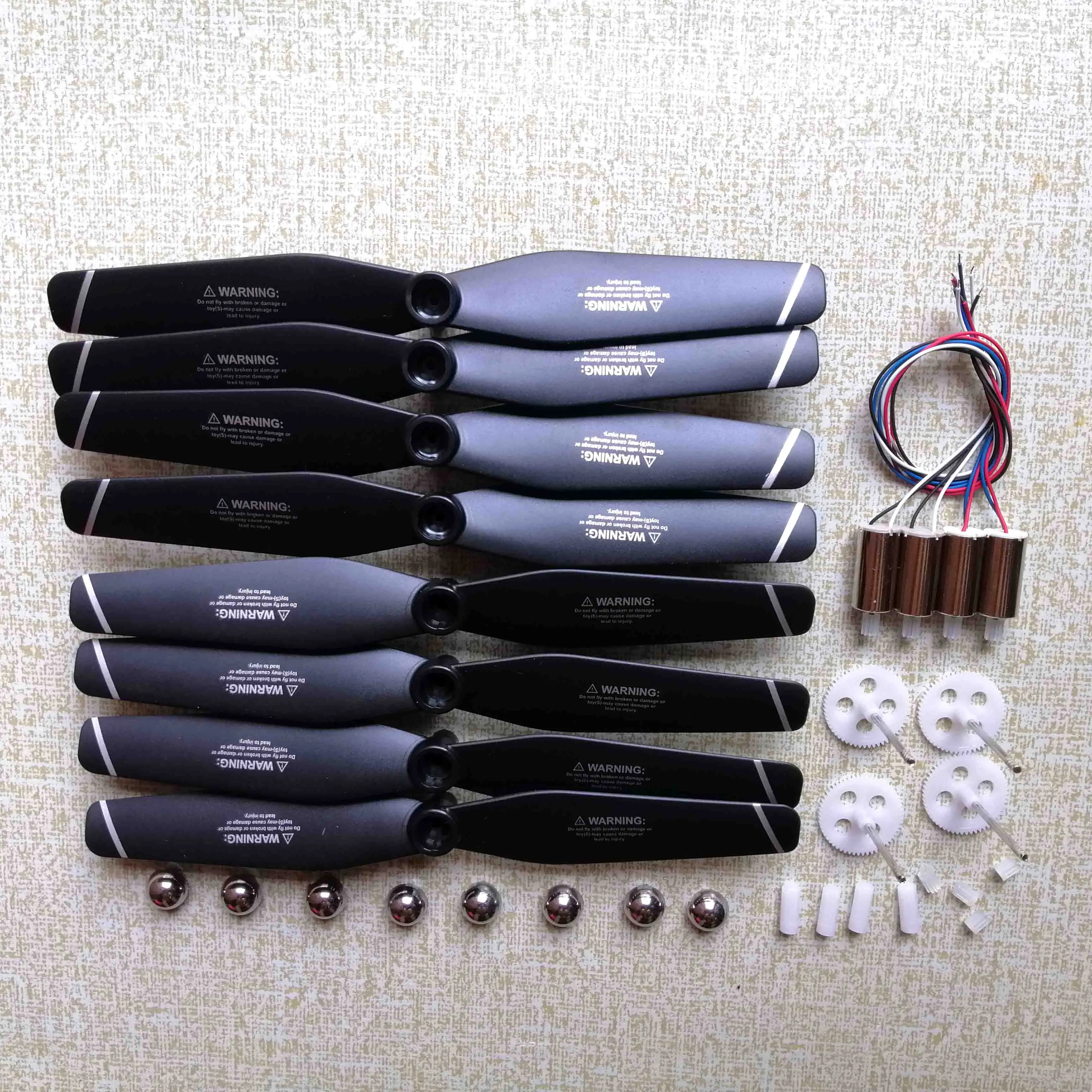 SG106 Wifi FPV Drone S165 RC Quadcopter Spare Parts Accessories Engines motor Gear propeller etc set