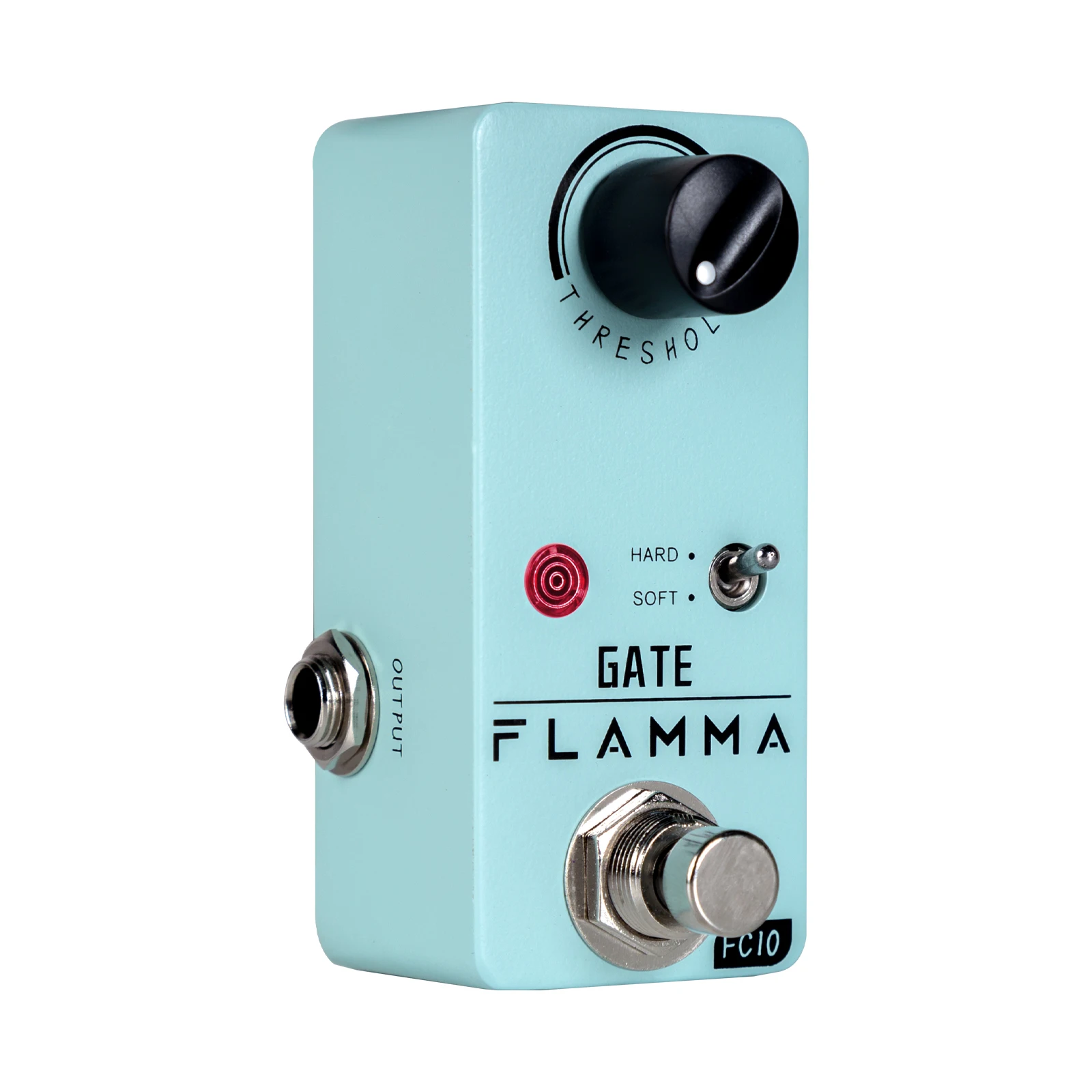 FLAMMA FC10 Noise Gate Noise Reduction Effects Guitar Pedal 2 Work Modes HARD SOFT True Bypass Full Metal Shell