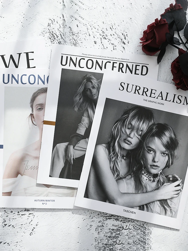 Двусторонний блокнот с узором в стиле INS, записная книжка индивидуального стиля, офисные и школьные принадлежности, ежедневный блокнот для студентов