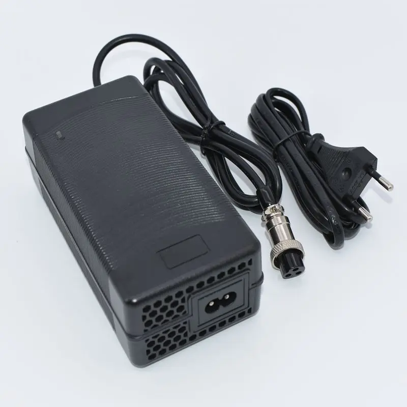 67.2V 2.5A 2A Charger 60 Volt 16S Lithium Li-ion Charger GX16 For 60V 2A Battery With Fan