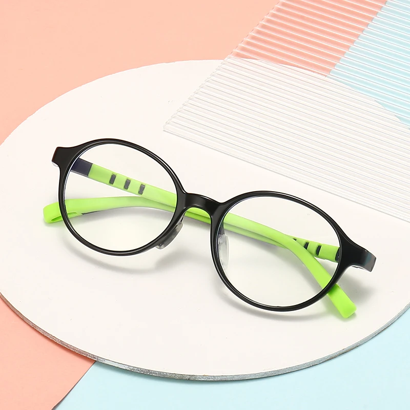 

Anti Blue Light Blocking Glasses Kids Round Frame Fashion Glasses Clear Lens Computer Children Eyeglasses