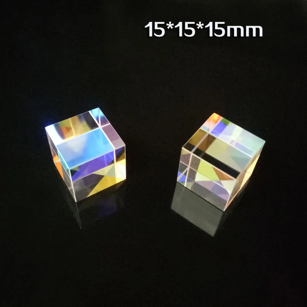 Creative Gift of Cubic Science Cube Diamond Mirror for Rainbow Light Photography with Hexahedral Prism