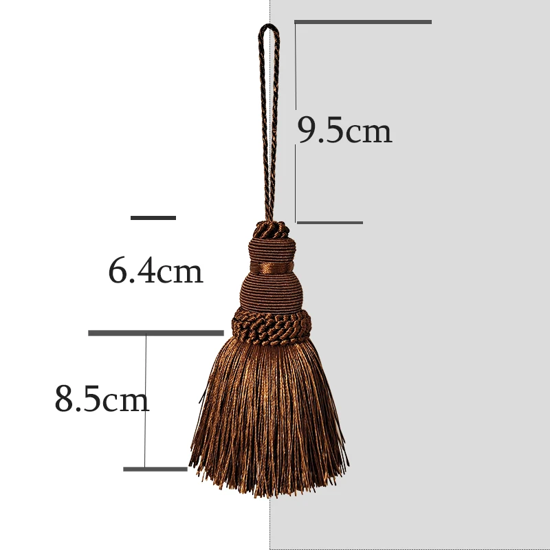 Hanging Rope Silk Tassel Trim for DIY, 1Pc