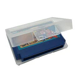 JP version Transparent collection box plastic storage case for FC game cartridge classic game cards
