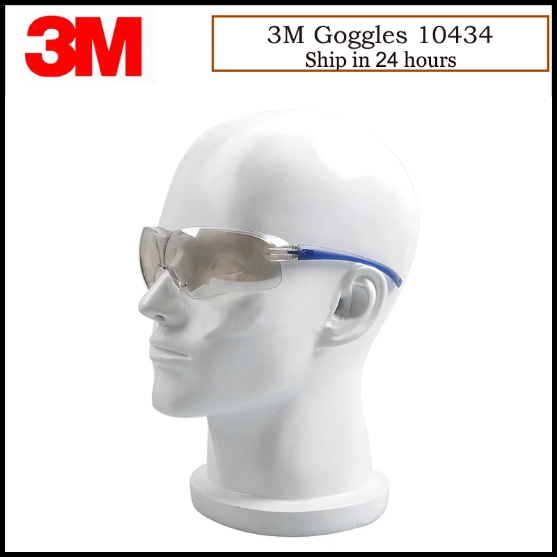 3M 10434 Safety Glasses Shock resistant Transparent Goggles Anti Dust Glasses Anti-wind Anti Sand Protective Eyewear LT011