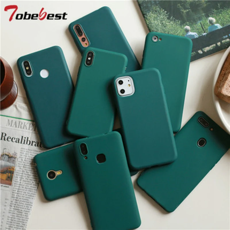 verde-escuro-matte-caso-do-telefone-para-xiaomi-mi-9-8-se-mi-8-lite-cc9e-a1-a2-a3-lite-5x-6x-mix-2-2s-max-3-f1-macio-tpu-capa-de-telefone