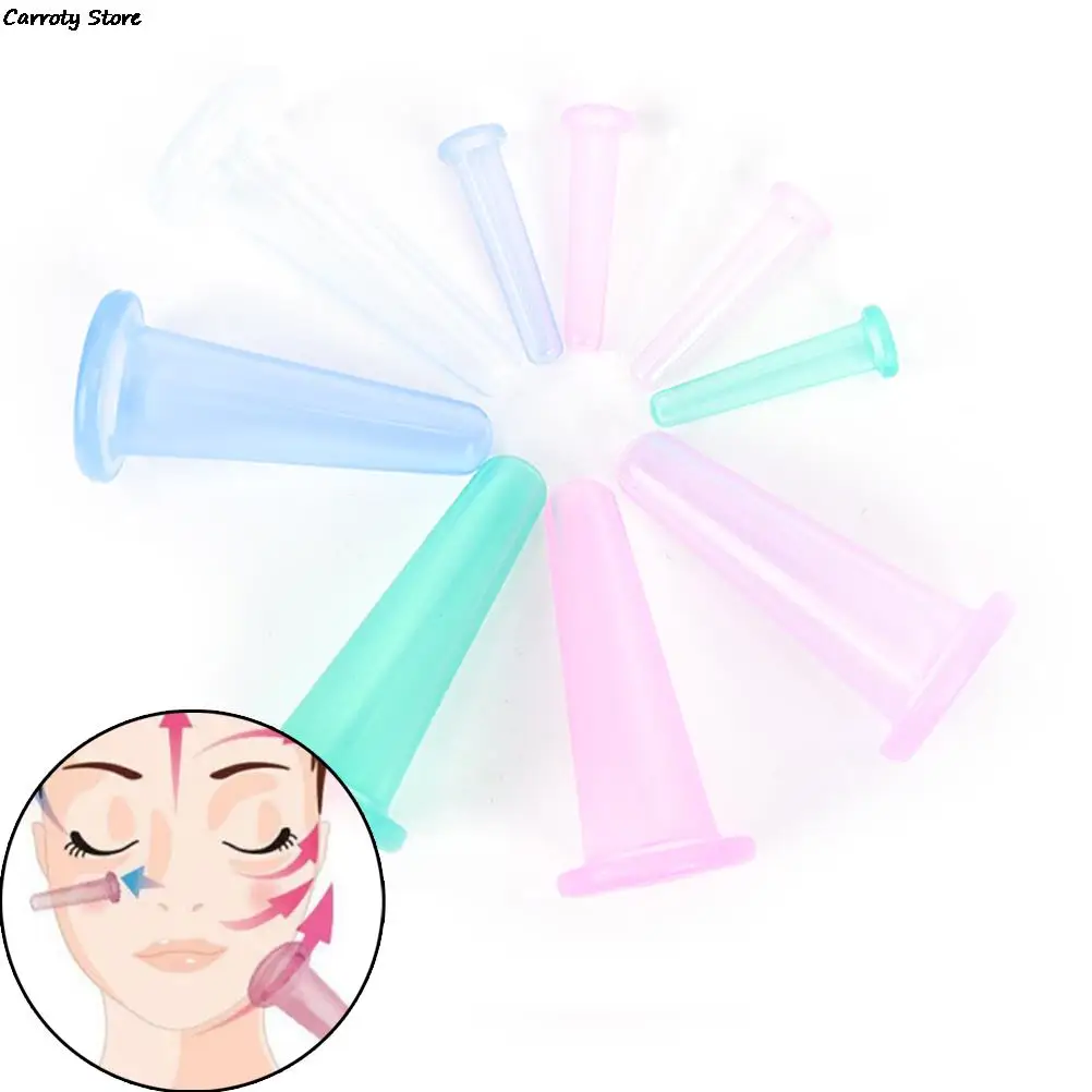 1pcs Anti Age Cupping Cups Facial Lifting Massage Silicone Cupping Cups Health Care Silicone Health Care Face Eye