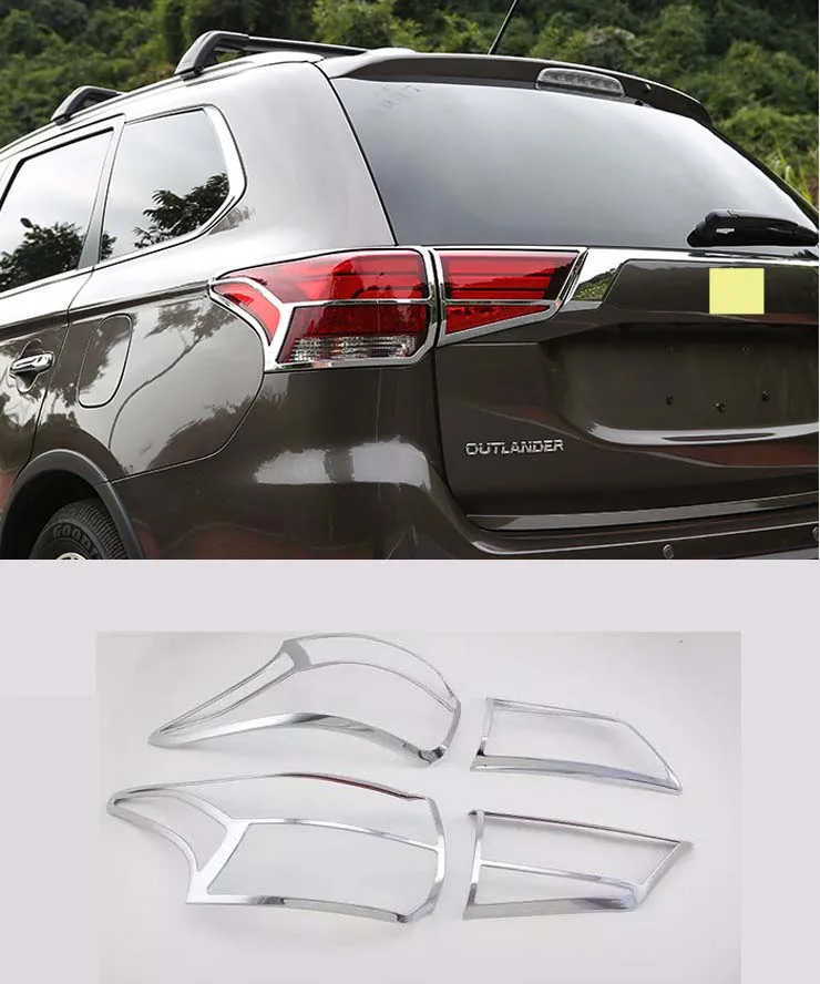 

Chrome ABS Rear Tail Light Lamp Cover Trim For 2016-2020 Mitsubishi Outlander (4PCS)