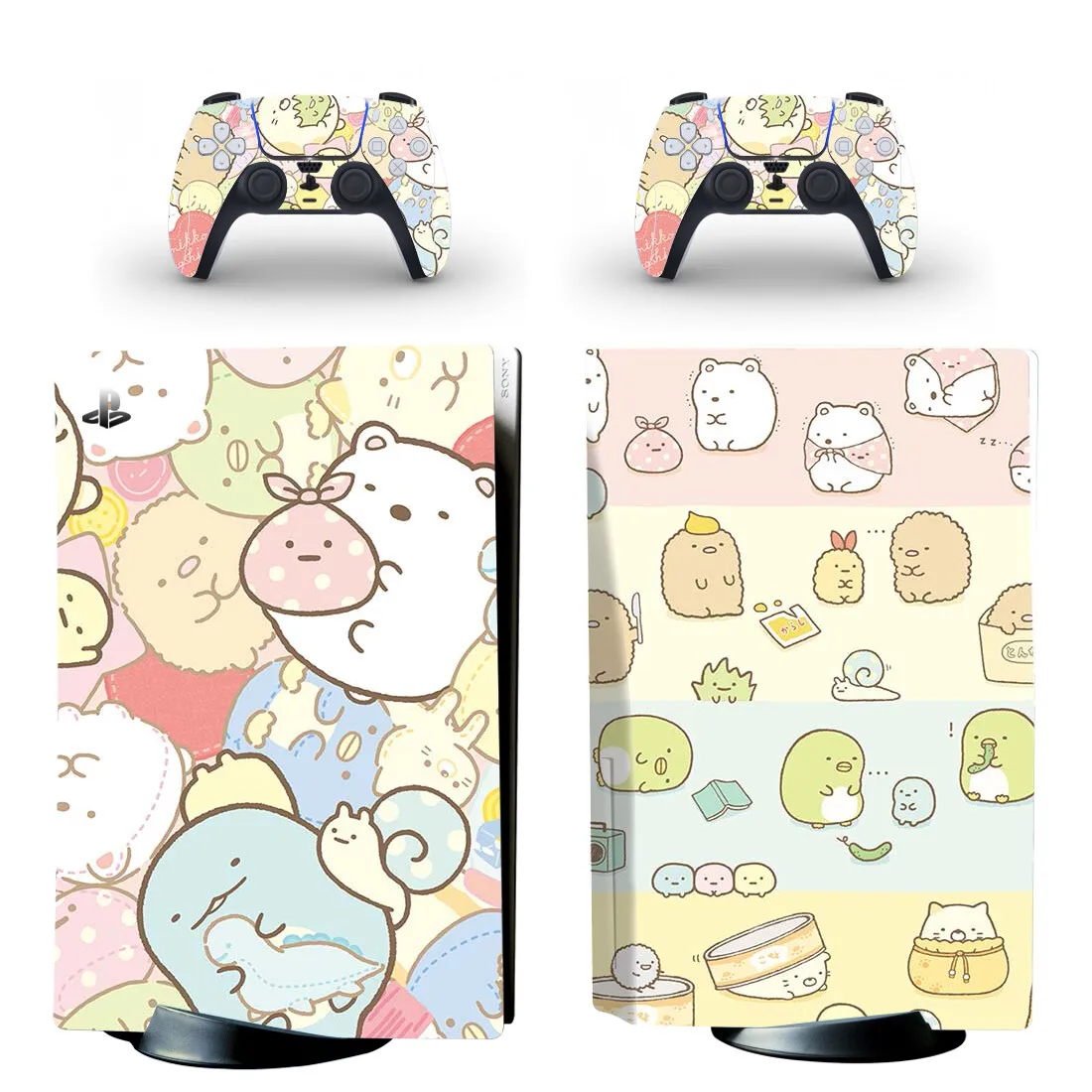 Sumikko Gurashi PS5 Standard Disc Edition Skin Sticker Decal Cover for PlayStation 5 Console & Controller PS5 Skin Sticker Vinyl