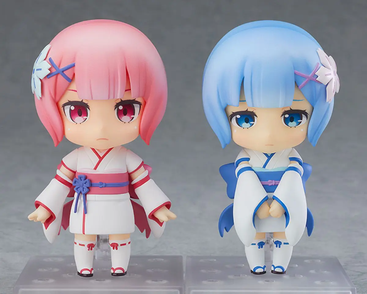 Genuine Ram/Rem Childhood Re:ZERO -Starting Life in Another World Anime Figure Garage Kit Movable doll Model Ornaments Gifts