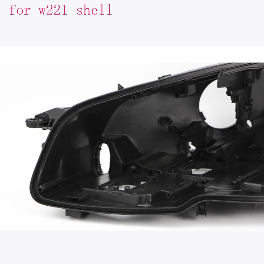 shell w221 Front headlight cover black base Headlight back shell for Mercedes-Benz s Class W221 S280 S300  S500  shell 2010 2011