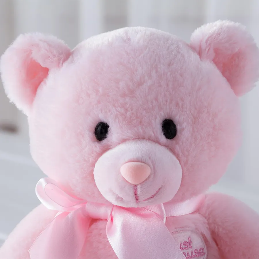 Kawaii Zacht Knuffel Voor Kinderen Kinderen Baby Geschenken Mijn 1e Teddyroze/Blauwe Teddybeer, 70Cm Groot-