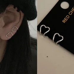 Korean Minimalist Ear Cuff Set Earrings For Women Gold Color Ear Cuff Cute Cartilage Clip on Earrings No Pierced Punk Jewelry