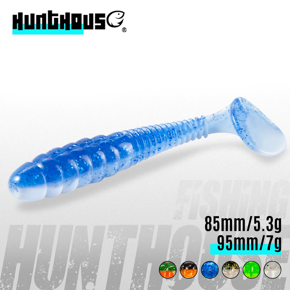 

HUNTHOUSE Keitech baits easy shiner shad soft lure 5pcs/lot es fishing silicone bait for bass zander lure Wobblers Pesca LW212